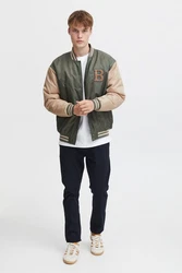 Blend Bomberjacke BHCoby Dunkelgrün/Khaki/Beige