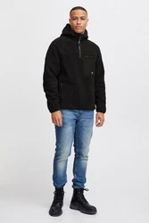 11 Project Hoodie PRRone Schwarz/Dunkelgrün/Dunkelgrau