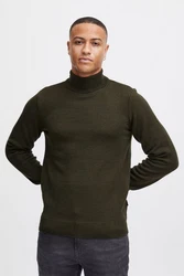 Blend Rollkragenpullover BHPullover Dunkelgrün/Khaki