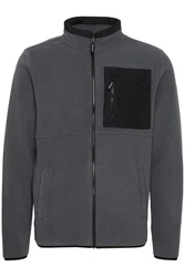 Blend Fleecejacke BHFloritz Dunkelgrau/Hellgrau/Schwarz/Hellblau/Grau