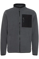 Blend Fleecejacke BHFloritz Dunkelgrau/Hellgrau/Schwarz/Hellblau/Grau