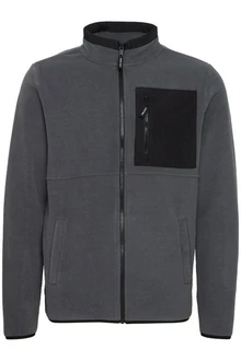 Blend Fleecejacke BHFloritz Dunkelgrau/Hellgrau/Schwarz/Hellblau/Grau