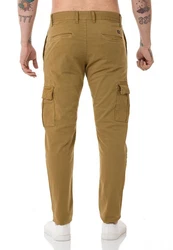 RedBridge Chinohose Herren Cargo Basic Camel