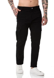 RedBridge Chinohose Herren Cargo Basic Schwarz