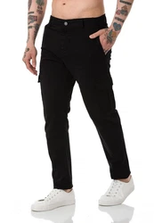 RedBridge Chinohose Herren Cargo Basic Schwarz