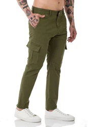 RedBridge Chinohose Herren Cargo Basic Khaki