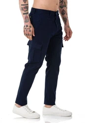 RedBridge Chinohose Herren Cargo Basic Navyblau