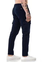 RedBridge Chinohose Herren Cargo Basic Navyblau