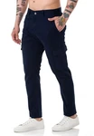 RedBridge Chinohose Herren Cargo Basic Navyblau