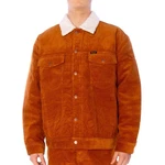 Wrangler Jacke Antifit Sherpa Winterjacke leder braun