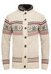behype Cardigan BKIANA Beige/Creme/Weiß