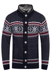behype Cardigan BKIANA Dunkelblau/Hellblau