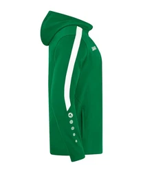 Jako Kapuzensweatshirt Kapuzenjacke Power Grün/Dunkelgrün/Neonfarben