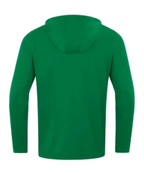 Jako Kapuzensweatshirt Kapuzenjacke Power Grün/Dunkelgrün/Neonfarben