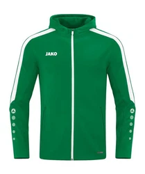 Jako Kapuzensweatshirt Kapuzenjacke Power Grün/Dunkelgrün/Neonfarben