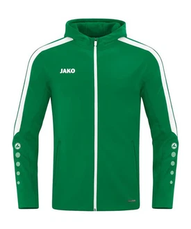Jako Kapuzensweatshirt Kapuzenjacke Power Grün/Dunkelgrün/Neonfarben