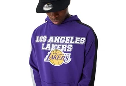 New Era Hoodie NBA Loslak Large Grphc Rot/Lila/Dunkelblau