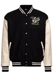 Collegejacke Detroit (1-St) mit Lederrmel