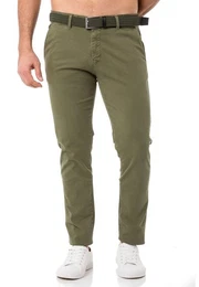 Jeanshemd inklusive hochwertigem Stretch-Grtel Casual Diese Hose kommt mit einem modischen und robusten Stretch-Grtel.