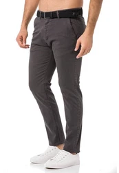Redbridge Chinohose mit Gürtel  Khaki/Dunkelgrau/Hellgrau/Grau