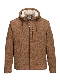 Strickfleecejacke Herren Strickfleecejacke (1-St)