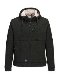 Strickfleecejacke Herren Strickfleecejacke (1-St)