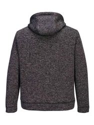 FirstB Strickfleecejacke Herren (1-St) Dunkelblau/Grau/Dunkelgrau/Schwarz