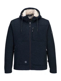 Strickfleecejacke Herren Strickfleecejacke (1-St)