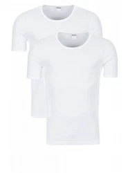 Yazubi Rundhalsshirt Basic Crew Neck Tee Weiß/Creme