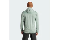 adidas TERREX MULTI HYBRID INSULATED KAPUZENJACKE Grün/Hellgrün