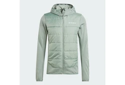 adidas TERREX MULTI HYBRID INSULATED KAPUZENJACKE Grün/Hellgrün
