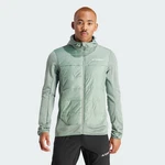 adidas TERREX MULTI HYBRID INSULATED KAPUZENJACKE Grün/Hellgrün