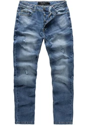 Amaci&Sons Straight-Jeans MEDFORD Blau/Dunkelblau/Hellblau