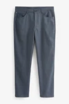 Next Strukturierte Chinohose Slim Fit Blau/Dunkelblau/Grau