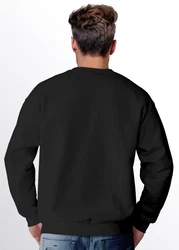 Neverless Sweatshirt Herren Palmen Kalifornien Los Angeles USA Schwarz/Orange/Braun/Rot