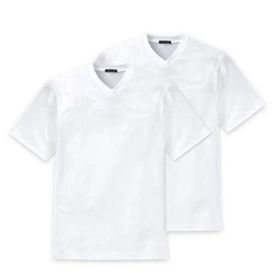 Schiesser Unterziehshirt American T-Shirt V-Ausschnitt 