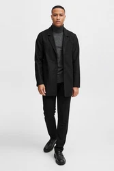 Blend Wollmantel BLEND BHWally Schwarz/Dunkelgrau