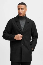 Blend Wollmantel BLEND BHWally Schwarz/Dunkelgrau