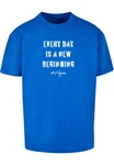 Merchcode T-Shirt Hope 2 Heavy Oversized Tee Dunkelblau/Blau/Hellblau