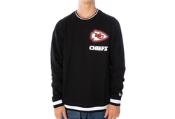 New Era Sweater Logoselect Kanchi Kansas City Chiefs Schwarz/Grau/Dunkelrot/Rot/Creme