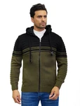 Denim Distriqt Strickjacke Herren Dunkelgrün