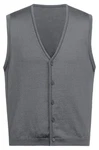 GREIFF Strickweste 6045 Regular Fit Dunkelgrau/Hellgrau/Grau