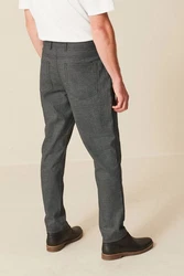 Next Strukturierte Chinohose Slim Fit Dunkelgrau/Hellgrau/Khaki/Grau