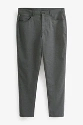Next Strukturierte Chinohose Slim Fit Dunkelgrau/Hellgrau/Khaki/Grau