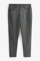 Chinohose Strukturierte Chinohose Slim Fit (1-tlg)
