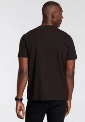 DELMAO T-Shirt Kurzarm Schwarz/Braun/Grau
