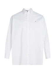 Tommy Hilfiger Langarmhemd CORE FLEX POPLIN RF SHIRT Weiß/Schwarz/Creme