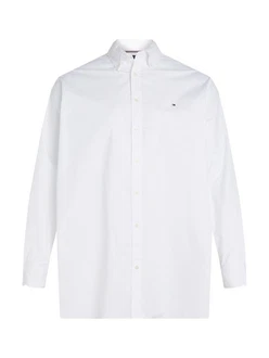 Tommy Hilfiger Langarmhemd CORE FLEX POPLIN RF SHIRT Weiß/Schwarz/Creme Tommy Hilfiger Langarmhemd CORE FLEX POPLIN RF SHIRT Weiß/Schwarz/Creme