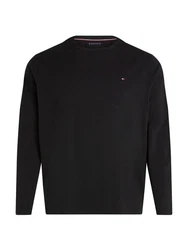 Tommy Hilfiger Longsleeve BT-STRETCH SLIM FIT L/S TEE-B Schwarz