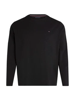 Tommy Hilfiger Longsleeve BT-STRETCH SLIM FIT L/S TEE-B Schwarz